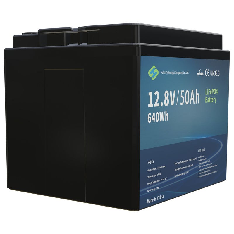 Hertz 1250 LiFePO4 Solar Battery 12.8V 50Ah 640Wh Deep Cycle IP65 For Series / Parallel Connection