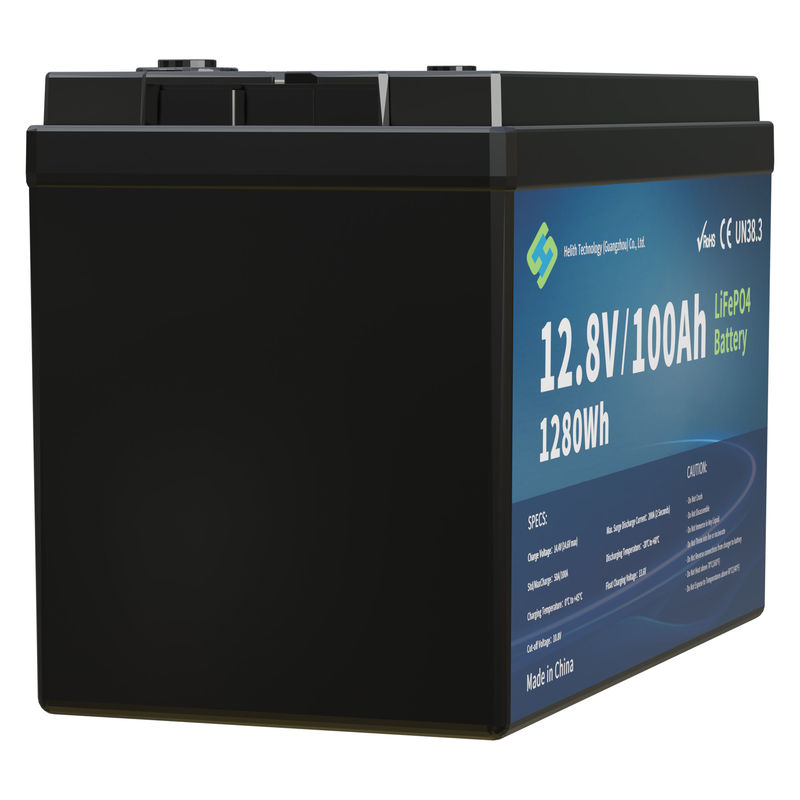 HERTZ 12100G Deep Cycle LiFePO4 Battery IP65 Waterproof Grade A LiFePO4 Battery Pack Factory Direct 100Ah LiFePO4 Battery with Smart BMS – Ideal for Energy Storage