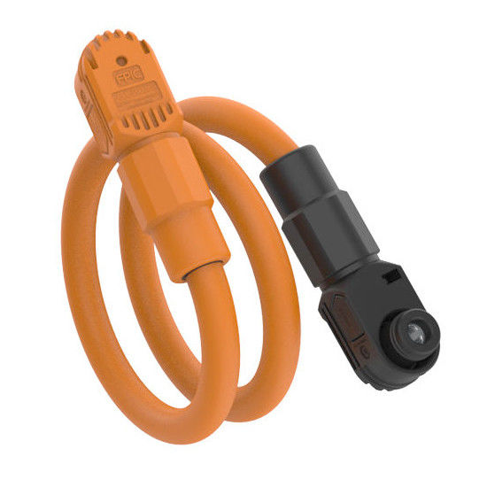 Temperature 105.C Distributed Pv System / Dc Solar Cable Bare Copper Connector with Customized Color