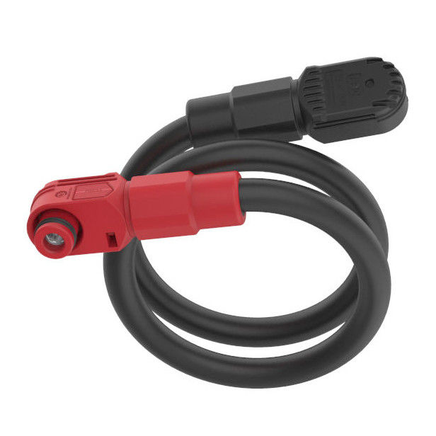 Temperature 105.C Distributed Pv System / Dc Solar Cable Bare Copper Connector with Customized Color