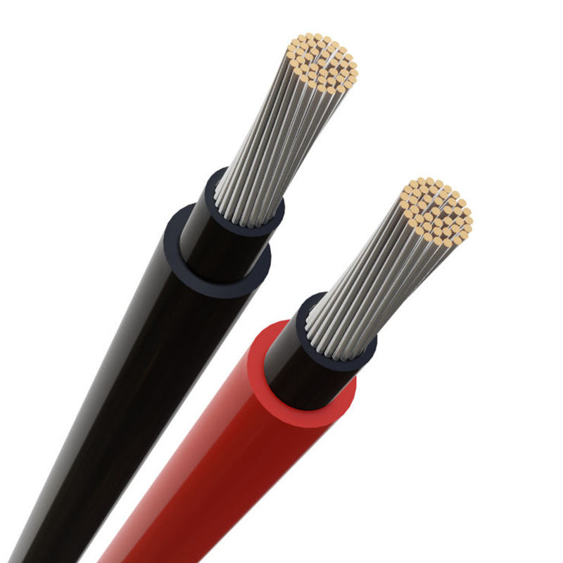 IP67 Voltage Pv Accessories TUV 1500 DC Copper Conductor Xlpe Jacket Tin Plated Contacts