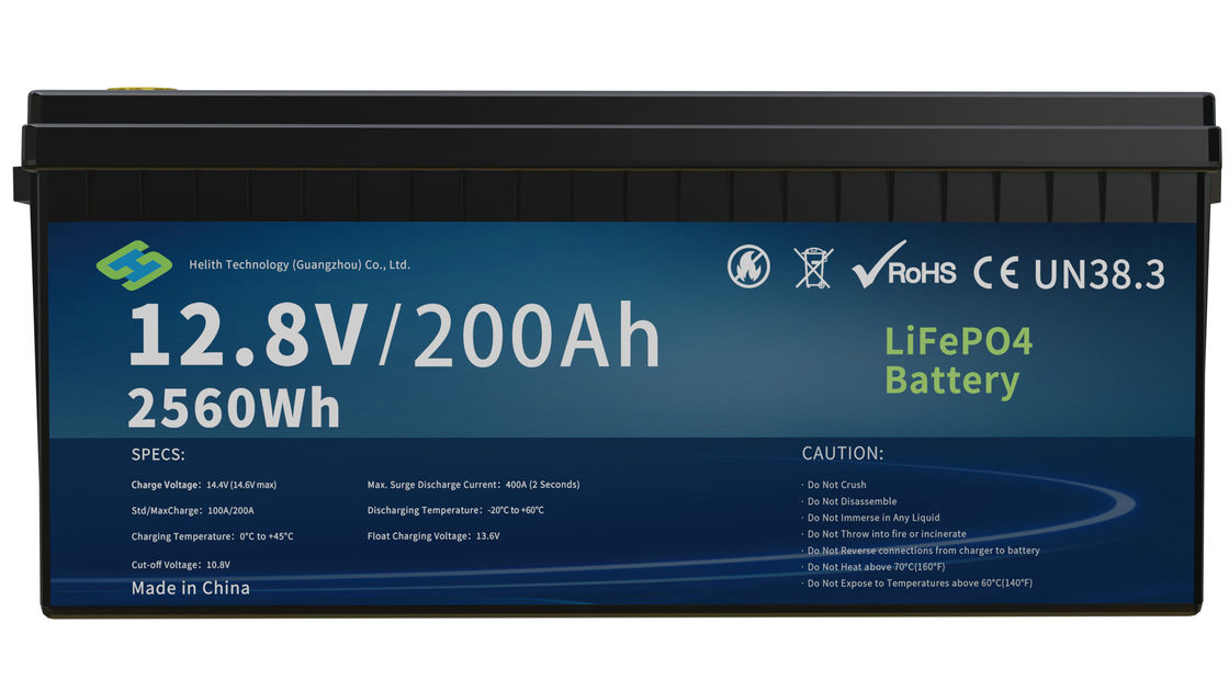 Long Cycle Life 12V LiFePO4 Lithium Battery Hertz 12200 Lightweight Prismatic Cell Energy Density