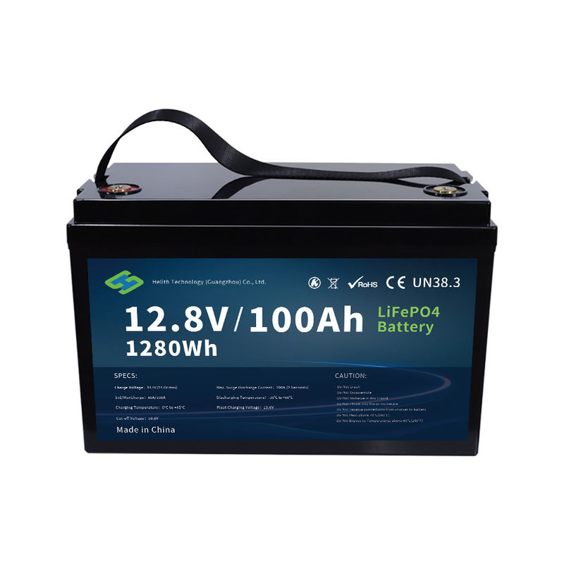 Hertz 12100 LiFePO4 Battery Deep Cycle 12.8V 100Ah, High Cycle Life, IP65 Waterproof, Smart Bluetooth, LCD Display