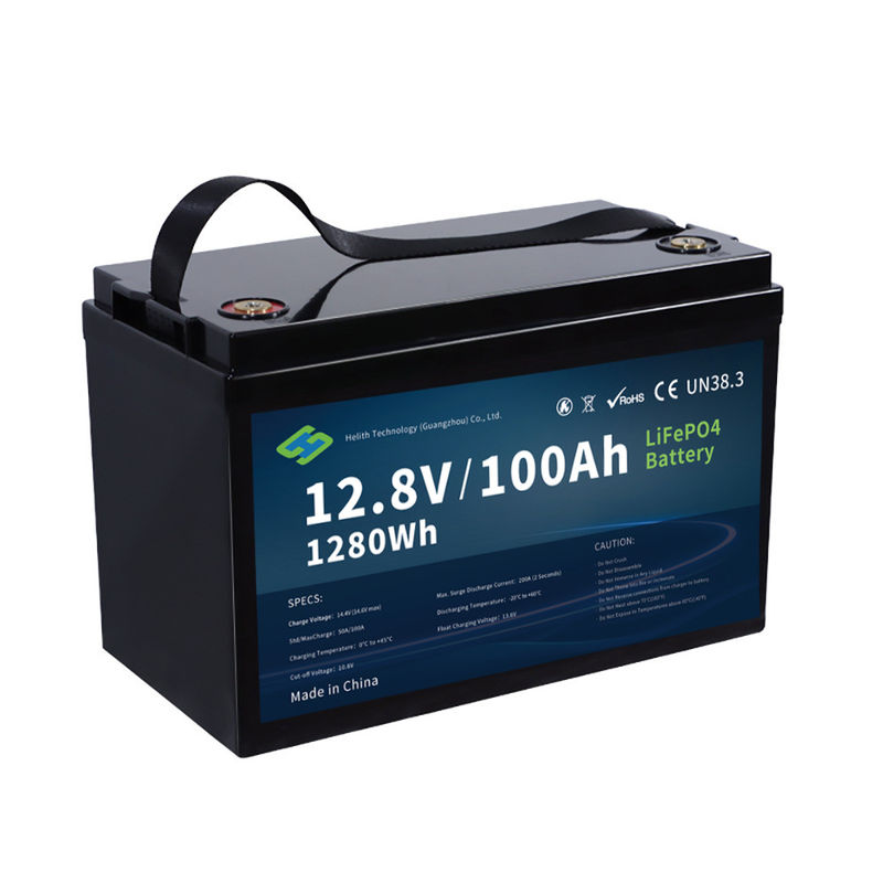 Hertz 12100 LiFePO4 Battery Deep Cycle 12.8V 100Ah, High Cycle Life, IP65 Waterproof, Smart Bluetooth, LCD Display