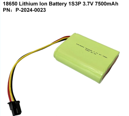 Rechargeable Batteries 18650 Lithium Ion Battery 1S3P 3.7V 7500mAh Li-Ion Battery Packs