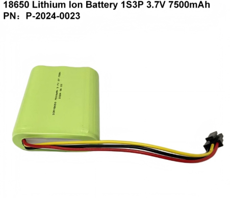 Rechargeable Batteries 18650 Lithium Ion Battery 1S3P 3.7V 7500mAh Li-Ion Battery Packs