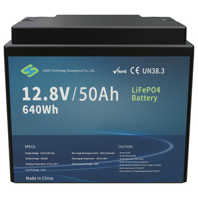Hertz 1250 12.8V 50Ah Lithium Phosphate Battery for Solar Systems with Long Cycle Life and IP65 Protection